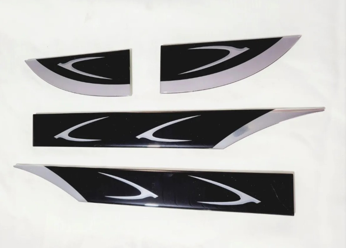 Acrílico Emblema Lateral Simca 3 Andorinhas